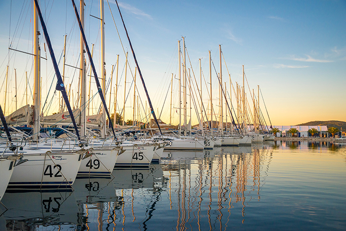 Zalecane średnice lin kotwiczących i mocujących 