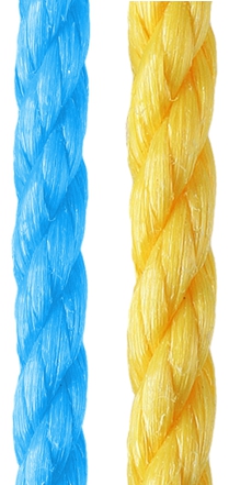 Liny oraz sznury z polipropylenu - skręcane